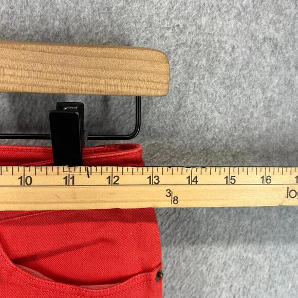 Ksubi Jeans Womens 25 Lobster Orange Spray On Smoke Denim Skinny Ankle Crop Leg - Picture 8 of 13